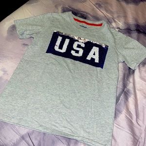 USA Crew neck T-Shirt